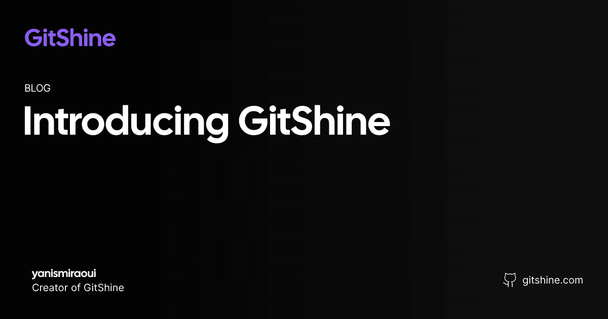 Introducing GitShine